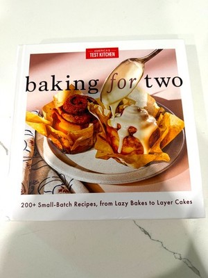 BRAND NEW ''Baking for Two'' (America's Test Kitchen) Recipe Book