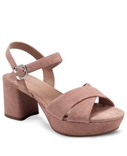 AEROSOLES WOMEN'S COSMOS PLATFORM - SIZE: WOMEN 7 - BLUSH/FABRIC