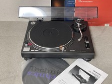 Technics SL-1200MK3 Direct Drive DJ Turntable Quartz Black Tested Working Japan