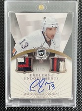 2007-08 Upper Deck The Cup Andrew Cogliano Emblems of Endorsements /15 Rookie