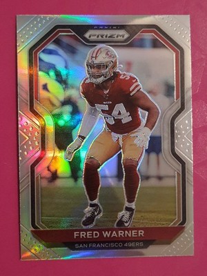 2020 Panini Prizm #286 Fred Warner San Francisco 49ers Silver Prizm