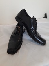 Stacy Adams Men's Black Leather Oxford Dress Shoes Square Toe Lace-Up Size 12M