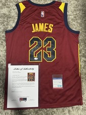 LeBron James Signed Cleveland Cavaliers Jersey PSA Authentication 