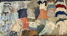 LARGE LOT 63 PIECES CAT JACK CARTERS BABY BODYSUITS SHORTS SLEEPERS 6 MONTHS