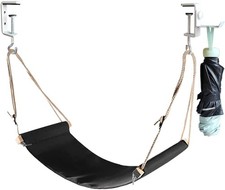 DMcore Canvas Foot Rest Hammock, Adjustable Mini Foot Rest Stand Under Desk Home