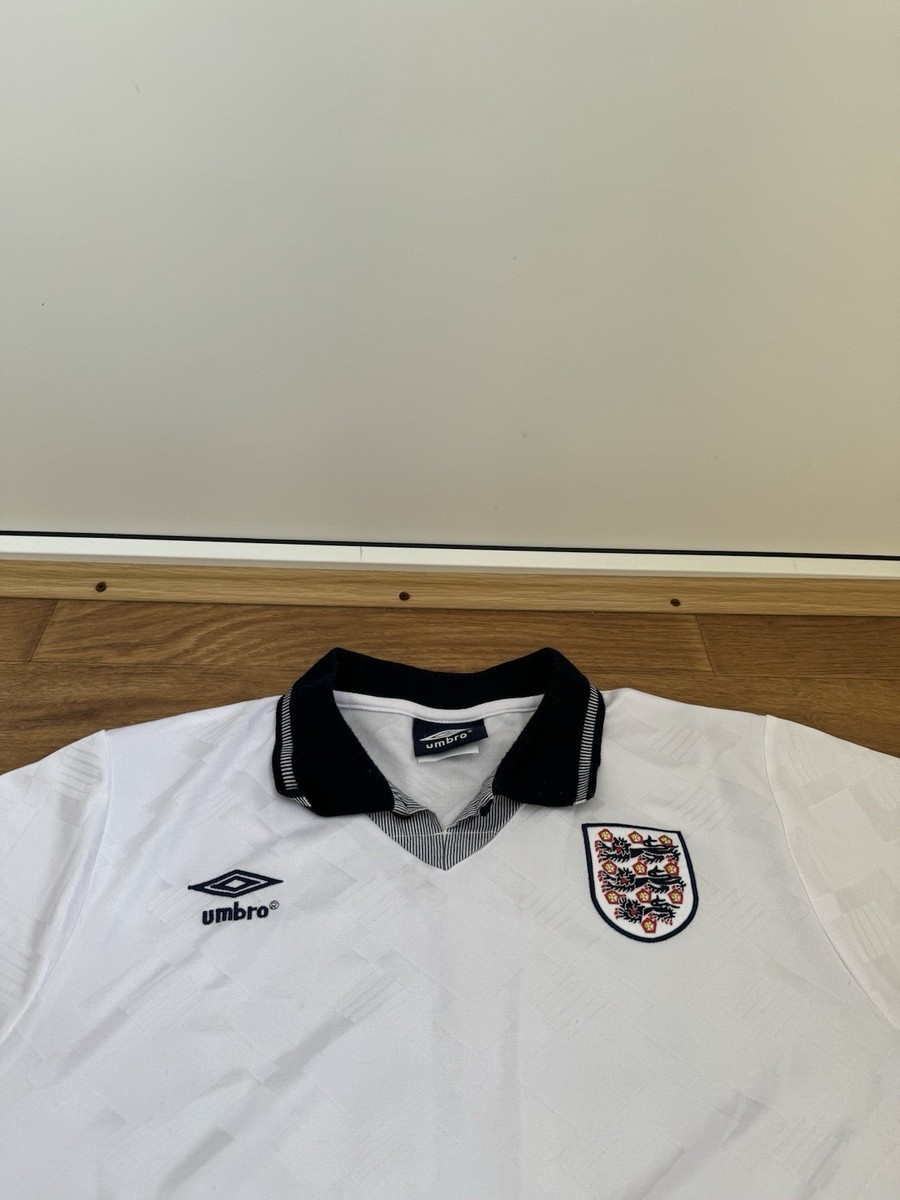 England 1990/1992 World Cup Umbro Home Football Jersey Shirt