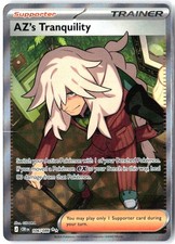 AZ's Tranquility 106/086 Ultra Rare Chaos Rising Pokemon Holo Near Mint