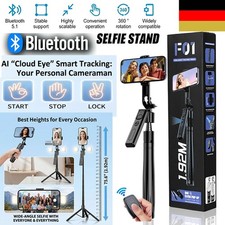 360° AI Auto Face Tracking Stativ Smart Handy Selfie Stick Gestensteuerung …