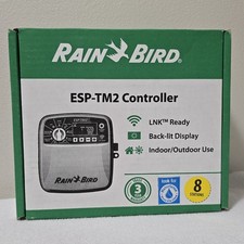Rain Bird ESP-TM2 8 Station Sprinkler Controller Timer TM2-8 WiFi Ready NEW
