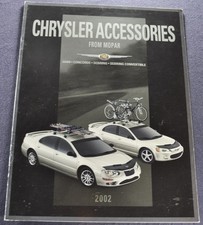 2001 Chrysler Plymouth Accessories Brochure 300m Concorde Lhs Sebring Neon