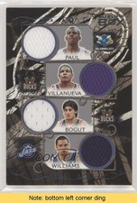 2006 Topps Luxury Box 7 Relics Silver 8/9 Paul Villanueva Bogut Williams READ