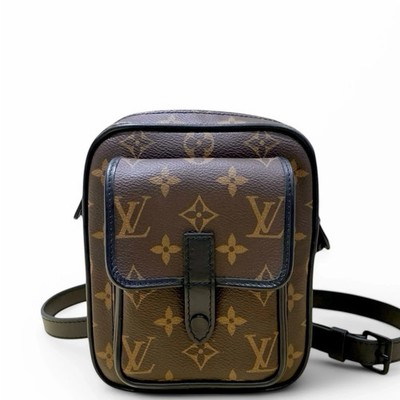 Louis Vuitton Christopher Wearable Wallet Brown Black Monogram (ym060426c2r)