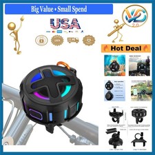 Pro Bike Speaker Waterproof Bluetooth 5.4 Handlebar Mount 10W Bass