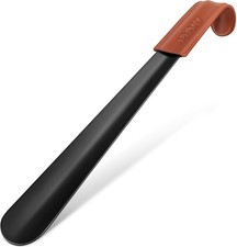 Shoe Horn 16.5" Long Handle Metal NINEMAX Seniors Boots Men Women