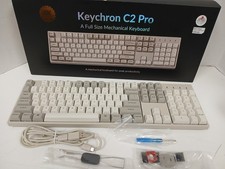 Keychron C2 Pro 8K Full Size Mechanical Keyboard With Red Linear Switches