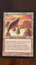 Sandstone Needle Mercadian Masques MM EX/LP #326 MTG Magic the Gathering Common