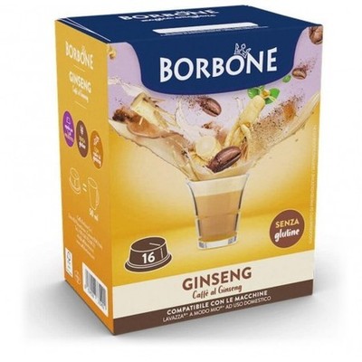 Caffè Borbone Ginseng Verpackung 16 Kapseln Kompatibel Mit Modo Mio