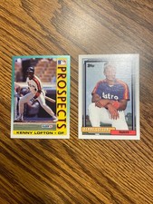 1992 Topps Base Set Kenny Lofton Houston Astros rookie Baseball Card #69. rookie card picture