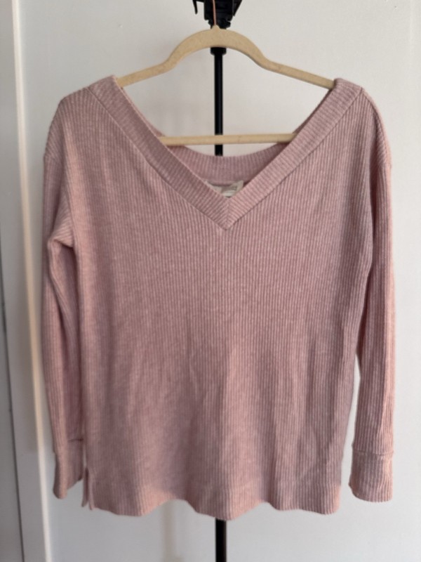 Anthropologie Womens Dusty Pink Sweater