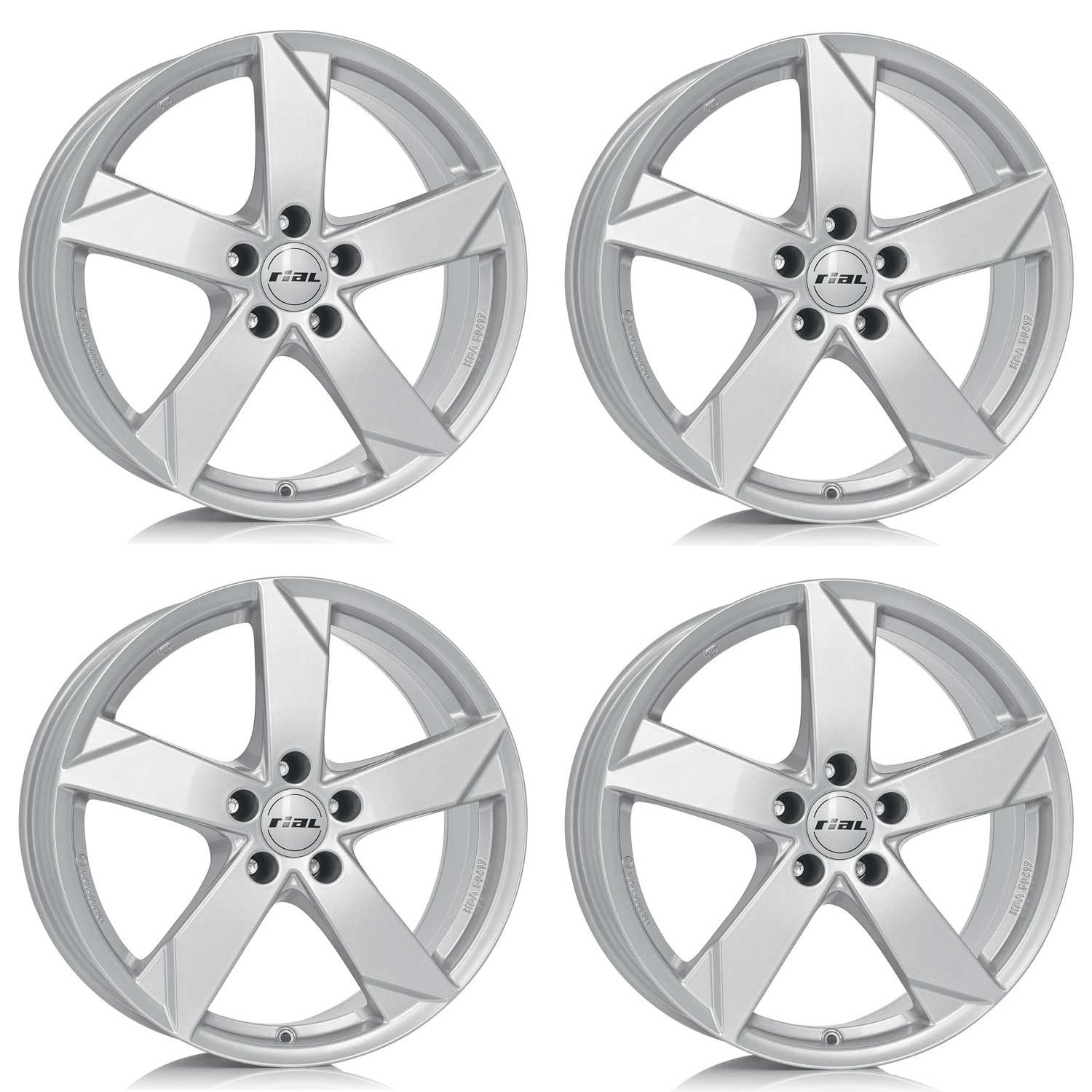 4 Rial Kodiak wheels 7.0Jx16 ET46 5x112 SIL for SKODA Octavia Octavia Scout Supe