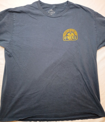 O'Neill Blue Graphic Logo Modern Fit Men's T-Shirt XL Cotton Short Sleeve