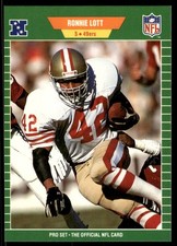 1989 Pro Set Ronnie Lott San Francisco 49ers #379