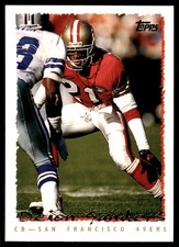 Deion Sanders 1995 Topps #353 49ers NFL READ FREE SHIPPING AutographDen