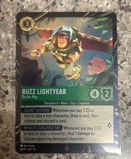 Disney Lorcana Promos Buzz Lightyear  On The Way  