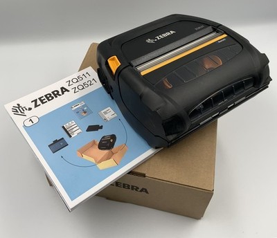 NEU Zebra ZQ521 Mobiler Thermodrucker Bluetooth 4'' robuster Akku enthalten