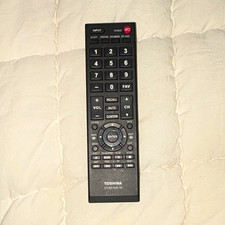 Toshiba CT-RC1US-18 Wireless TV Remote Control Black For Toshiba TVs