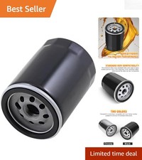Easy Installation Black Oil Filter For Harley Flde Flfb M16 X 1.5 Thread Size