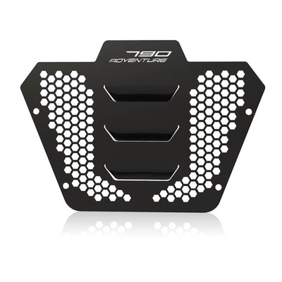 KTM 790 Adventure R S Engraved Engine Guard Bash Plate Cover Mud - Black