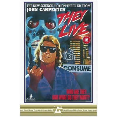 They Live Movie Poster - John Carpenter Sci-Fi Thriller
