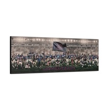 New York Football Legends & Icons | 4 ft long Canvas Poster | 48
