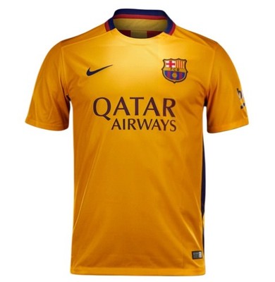 【希少】FC Barcelona Nike サッカー2015/16Ｍサイズ 2015/16 BARCELONA FC AWAY RARE SOCCER JERSEY FOOTBALL SHIRT NIKE