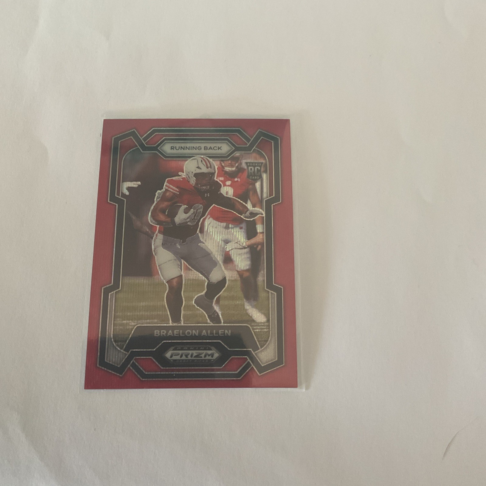 2024 Panini Prizm Draft Picks #129 Braelon Allen Ruby Wave