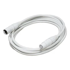 Audio 2000s E80112 XLR to XLR Female 12 Feet White Color Microphone Cable