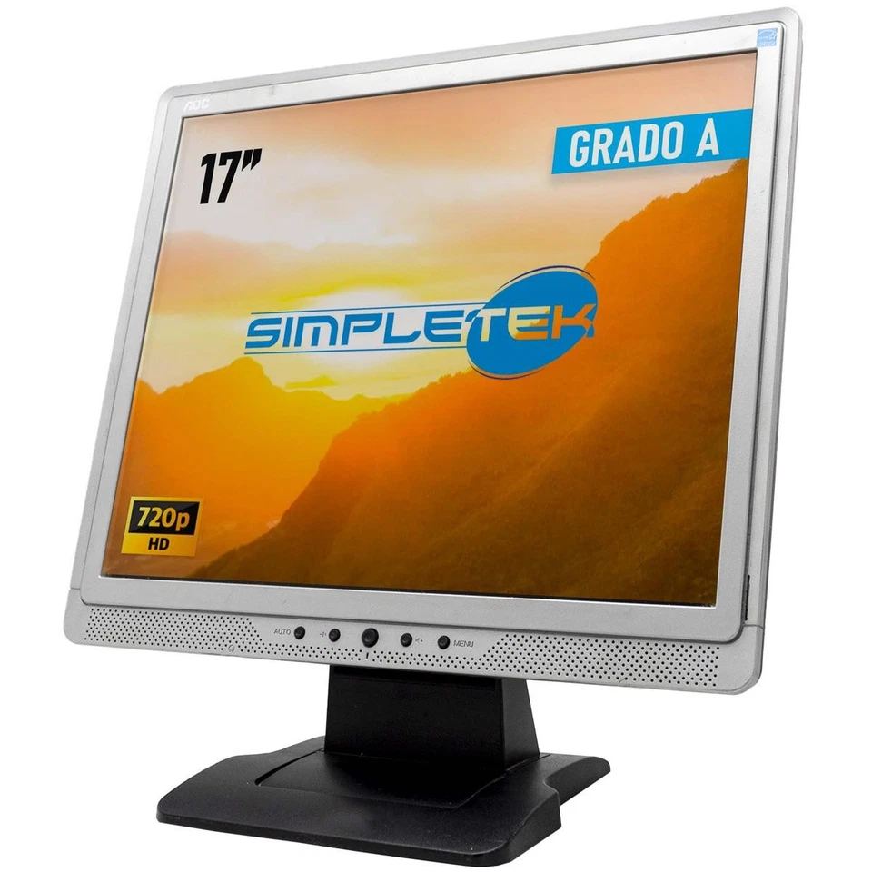 AOC TFT1780PSA+ LCD Monitor Display 17" 4:3 5:4 Refurbished - Image 2 of 4