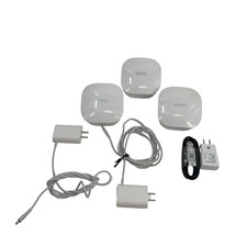 LOT OF 3 Eero Mesh J010001 AC Dual-Band Wi-Fi 5 Router L8765 AD
