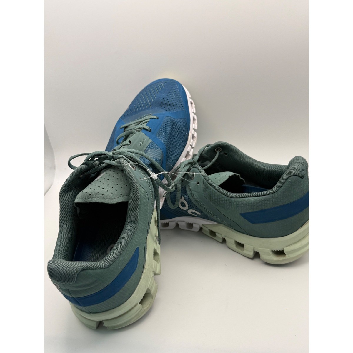 On Cloud Cloudflow Mens Running Shoes Blue Green Sneakers Size 10 ON Cloud Cloudflow Mens Running Shoes Sz 13 Sea Petrol Blue  main image 4
