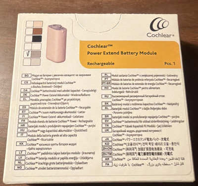 Cochlear Rechargeable Power Extend Battery Module Gray (1 Pc)