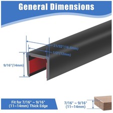 Self-Adhesive Edge Protector for Cabinet, Furniture