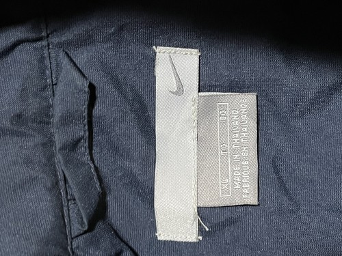 Y2K Nike Full Zip Track Jacket Mens Size XL Navy Blue Embroidered - Picture 3 of 4