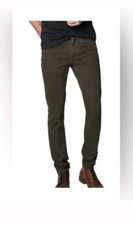 Blank NYC Men's Wooster Pants Size 36x32 New Slim Fit Army Green Stretch Pants