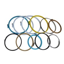 11 Vintage Embroidery Hoops Plastic Wood Metal 90972