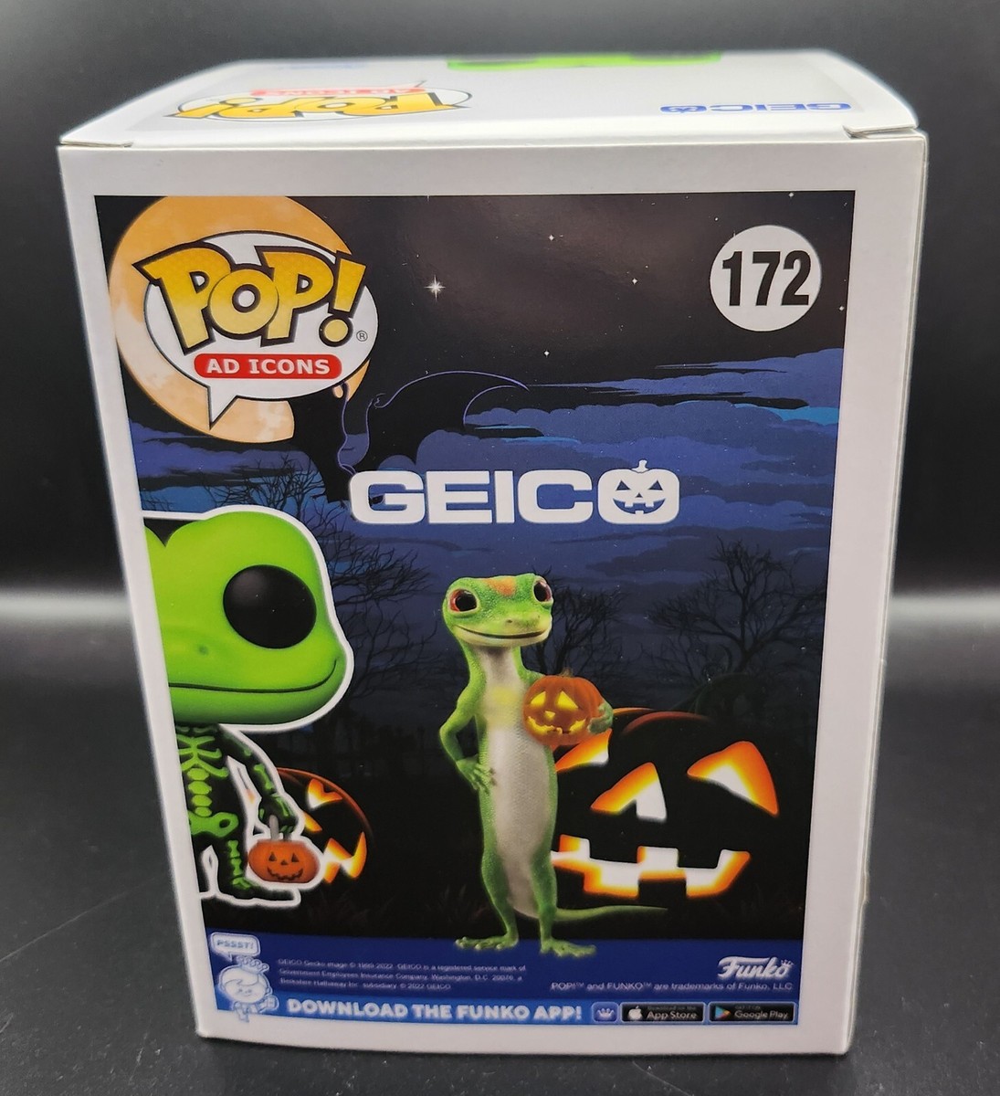 Funko Pop GEICOWEEN GECKO Green Geico Limited Edition 172