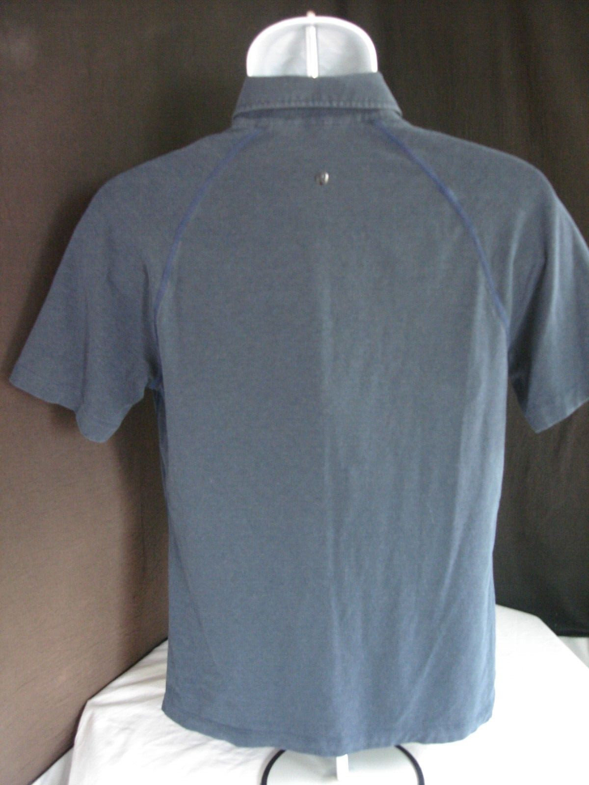 Lululemon Men’s Evolution Solid Blue Poly Blend V… - image 4