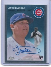 JAVIER ASSAD 2023 Topps Chrome Platinum RC On Card Rookie CUBS Auto SP Autograph
