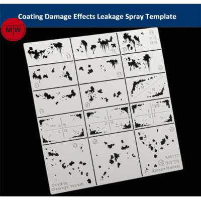 Alexen AJ0117 Coating Damage Effects Leakage Spray Template Model Aging Tools