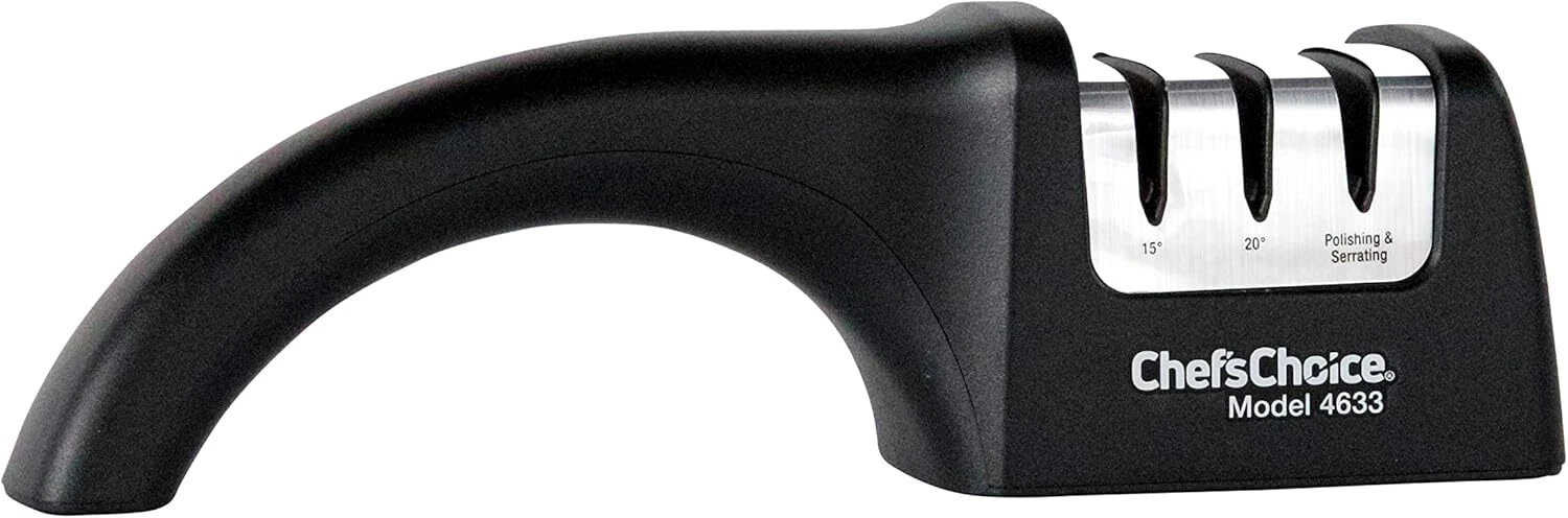 3 Stage Manual Knife Sharpener For All Knives European American Asian Styles